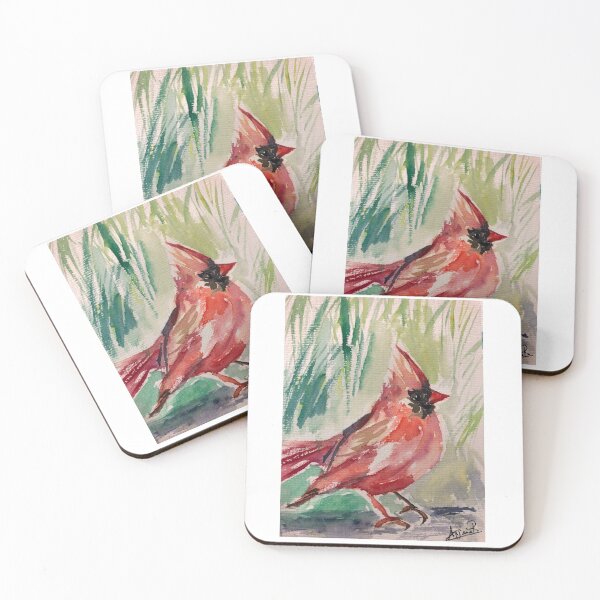 Item preview, Red Cardinal designed and sold by AnjuPaintings.