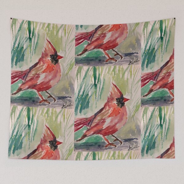 Item preview, Red Cardinal designed and sold by AnjuPaintings.