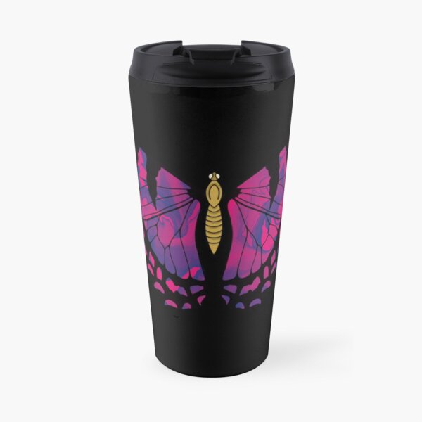 Tie Dye Butterfly Travel Mug