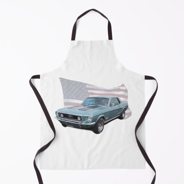 Item preview, 1966 Ford Mustang GT with American Flag designed and sold by DaddyOTees.
