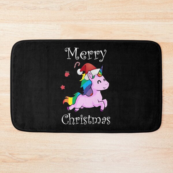 Item preview, Merry Christmas Unicorn Rainbow  designed and sold by smailjr.
