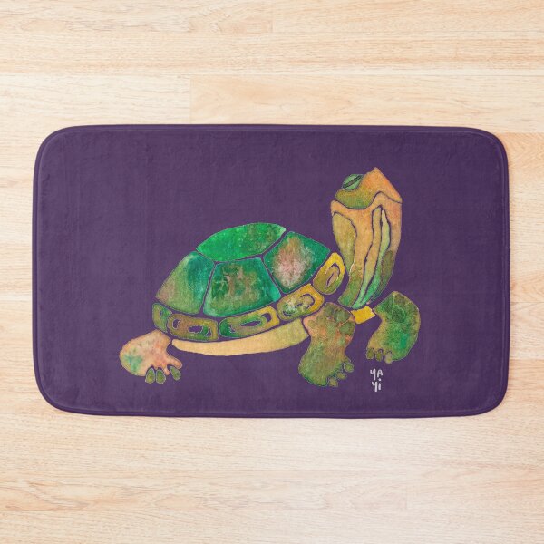 Item preview, Relaxed Green Turtle in Watercolor designed and sold by Yayilustra.