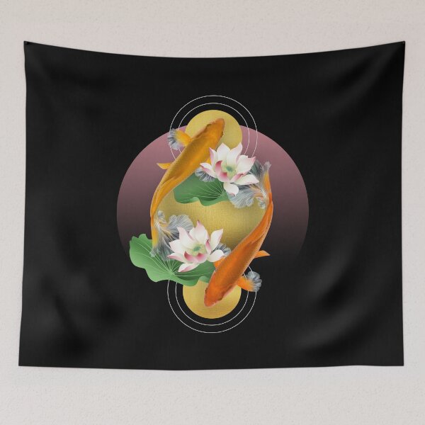 Item preview, Koi and Lotus designed and sold by ManameManame.