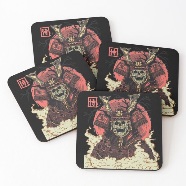 Item preview, Red Samurai Skull designed and sold by pilips  januarius.