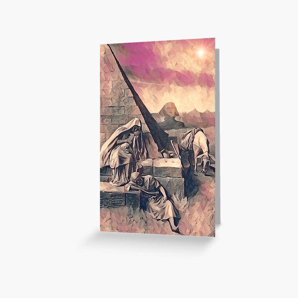 The Escape to Egypt Greeting Card