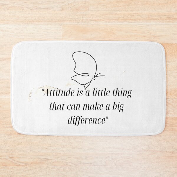 Item preview, Attitude is a little thing that makes a big difference -Positive Attitude Quotes designed and sold by Red-ElYoubi.