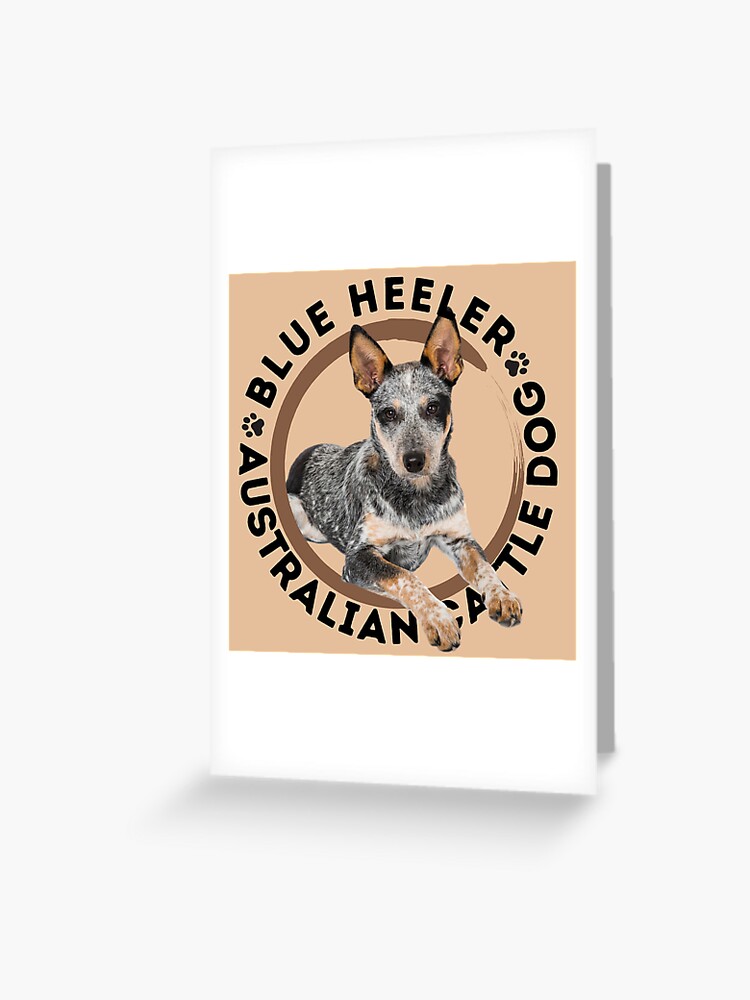 Australian Cattle Dog Blue Heeler Puppy Mounted Print for Sale by Elarex