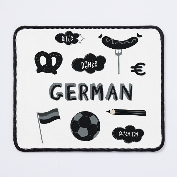 Item preview, Black German Language School Subject Sticker Pack designed and sold by The-Goods.