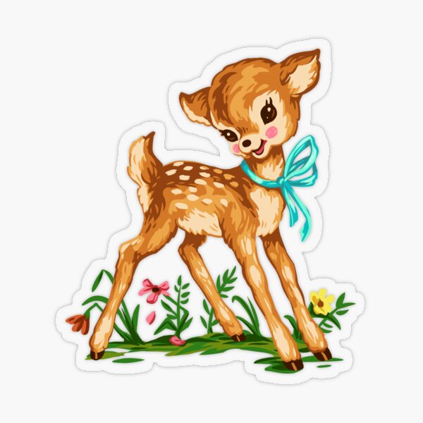 Cute Sticker Pack – Rose and Fawn