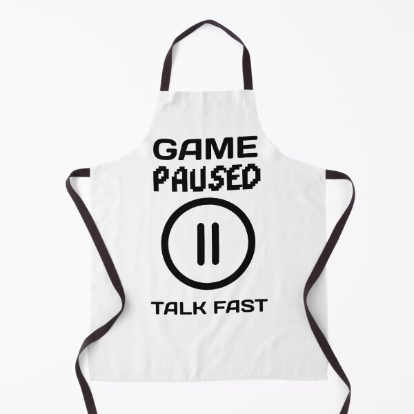 Item preview, Game paused talk fast designed and sold by fhodgson.