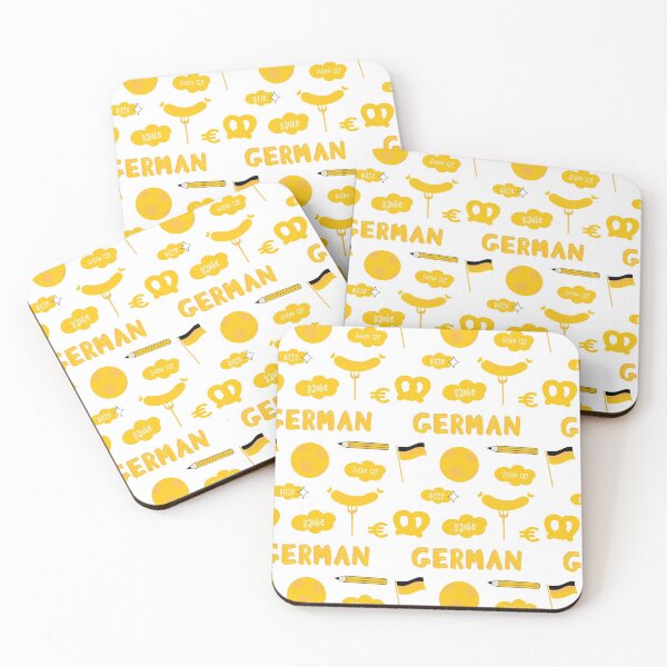 Item preview, Yellow German Language School Subject Sticker Pack designed and sold by The-Goods.