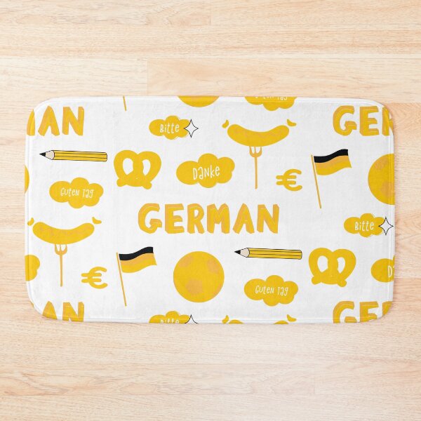 Item preview, Yellow German Language School Subject Sticker Pack designed and sold by The-Goods.