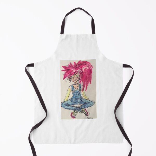 Item preview, Girl with pink hair designed and sold by jamminanddrawin.