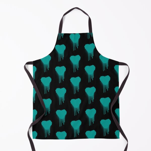 Item preview, Drippy Graffiti Heart Teal designed and sold by that5280lady.