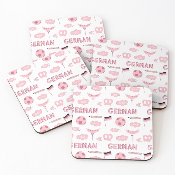 Item preview, Pink German Language School Subject Sticker Pack designed and sold by The-Goods.