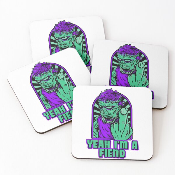 Item preview, Yeah i'm a Fiend! Frankenstein with attitude, FWA, Halloween Theme designed and sold by mkzmerch.