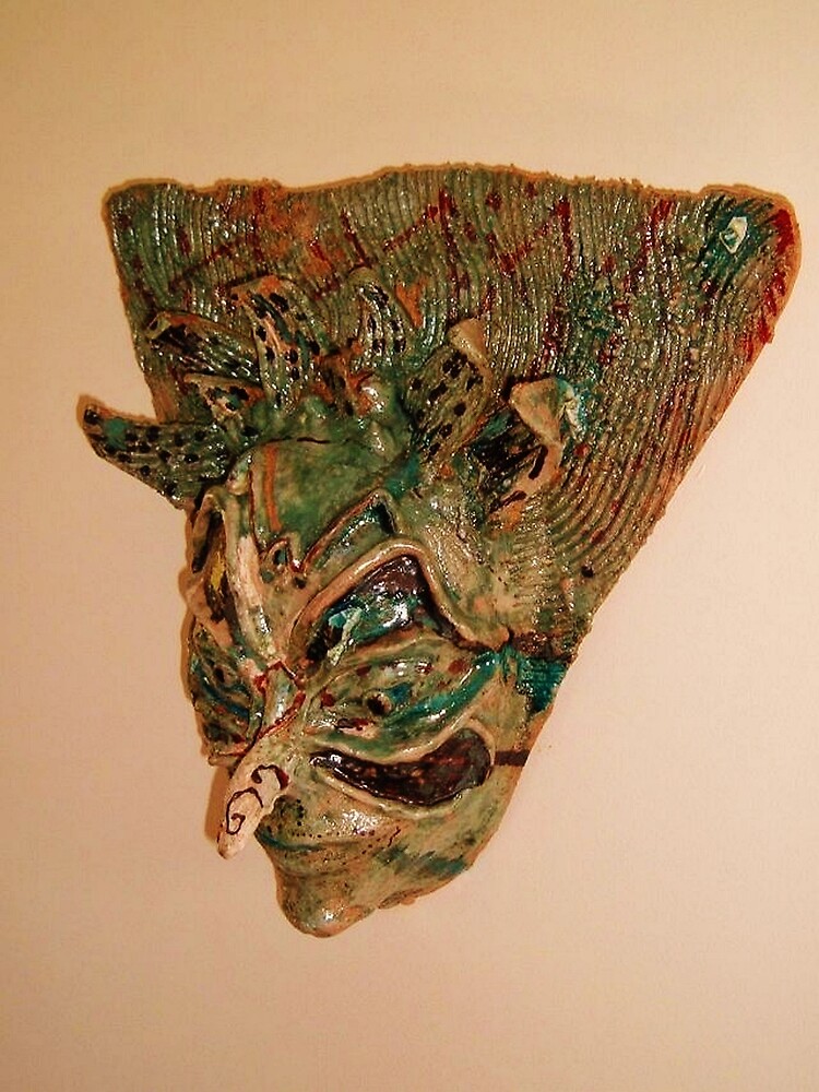 "The Green Man Mask" Poster for Sale by TwoRoses Redbubble