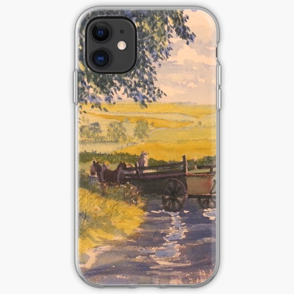 After Rain on Wolds Way iPhone Soft Case