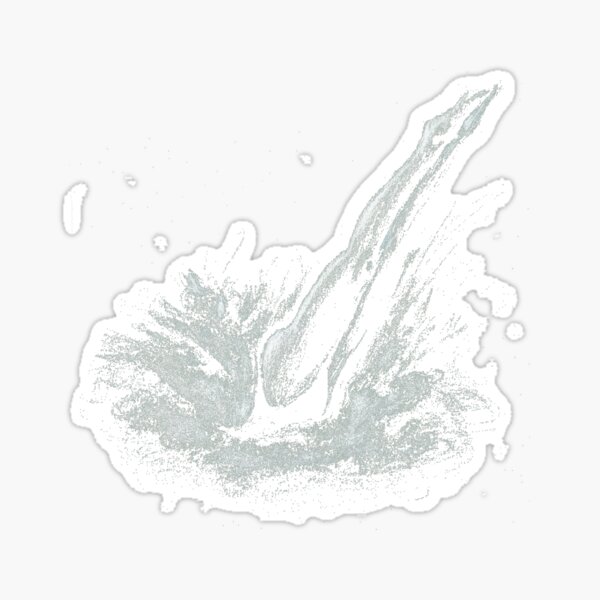 Diving in swimming Sticker