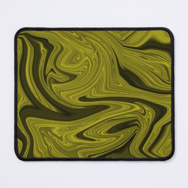 Item preview, Black And Yellow Liquid marble texture designed and sold by DMJPRINT.