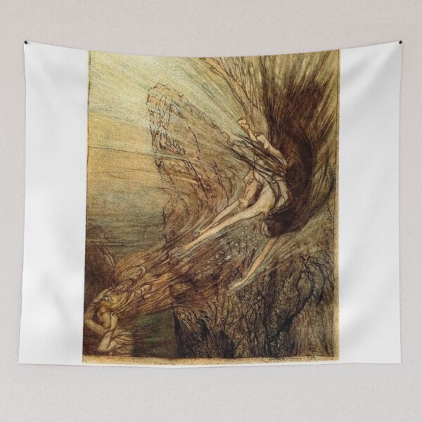 Item preview, Vintage Book Illustration by Authur Rackham  designed and sold by Bellathewilde.