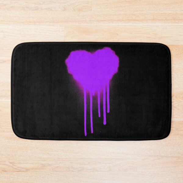 Item preview, Drippy Graffiti Heart Purple designed and sold by that5280lady.
