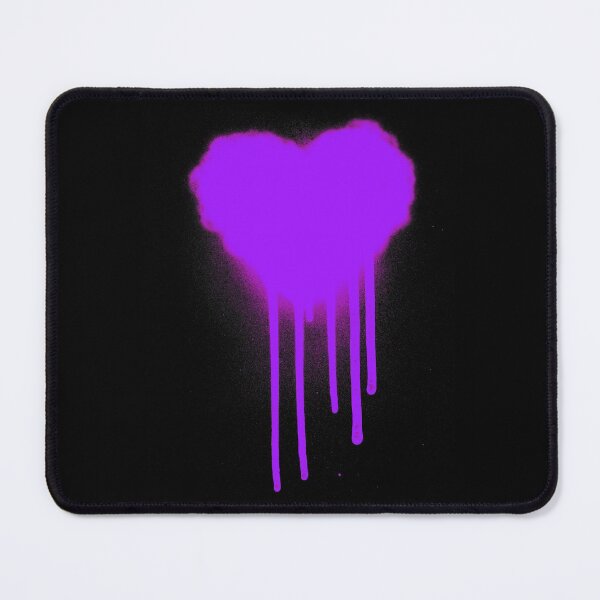 Item preview, Drippy Graffiti Heart Purple designed and sold by that5280lady.