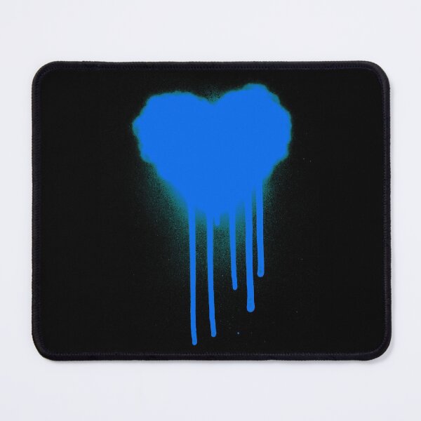 Item preview, Drippy Graffiti Heart Blue designed and sold by that5280lady.
