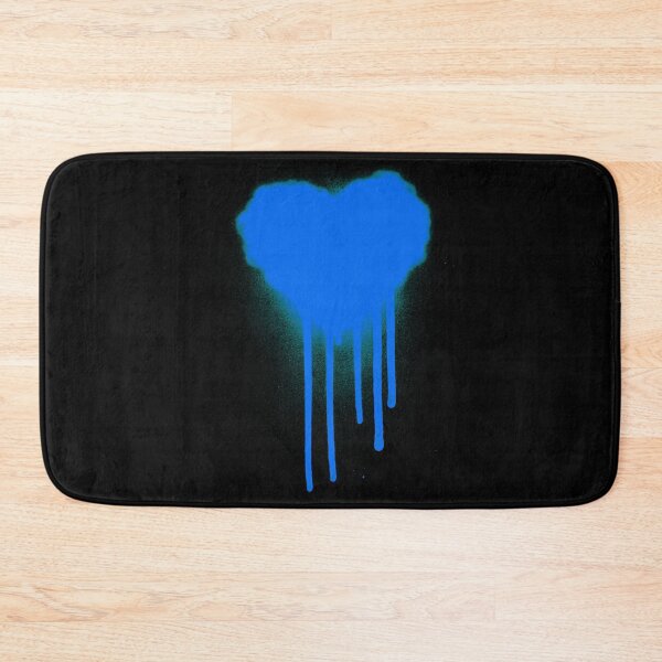 Item preview, Drippy Graffiti Heart Blue designed and sold by that5280lady.