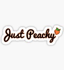 Just Peachy Sticker