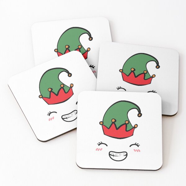 Item preview, Christmas is here! Happy Elf with braces. designed and sold by TheArtDesk.