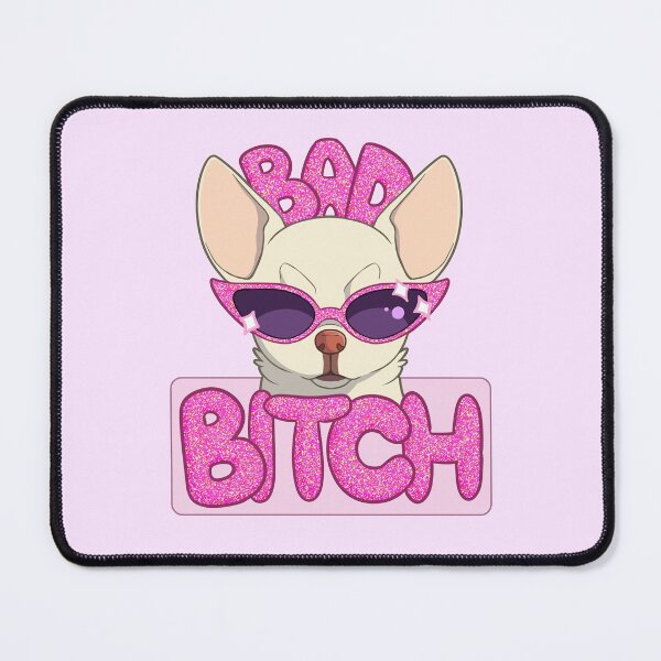 Item preview, Bad Bitch - White Chihuahua designed and sold by SnowWolpard.