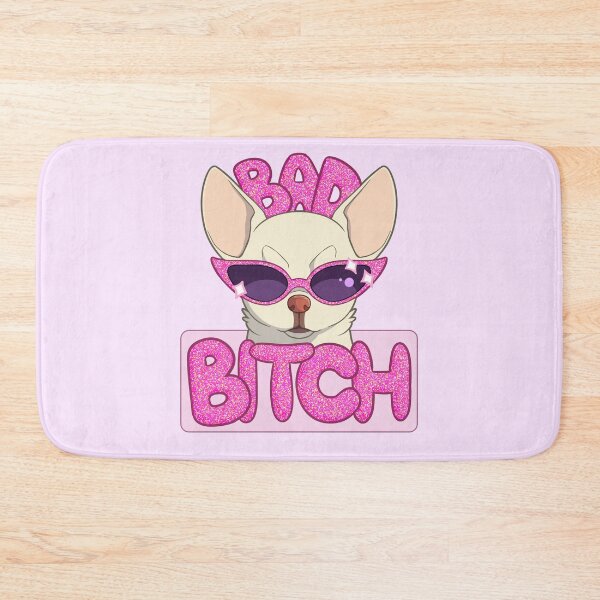 Item preview, Bad Bitch - White Chihuahua designed and sold by SnowWolpard.