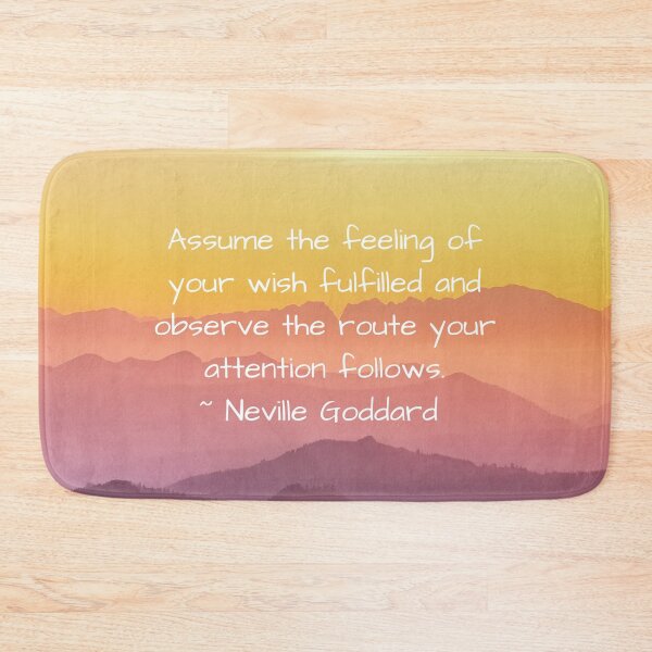Item preview, Neville Goddard Quote, Assume the Feeling, Law of Assumption Quote designed and sold by MamaSweetea.