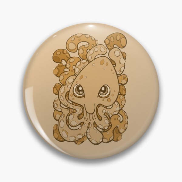 Item preview, Happy Octopus Squid Kraken Cthulhu Sea Creature - Warm Sands designed and sold by bignose1977.