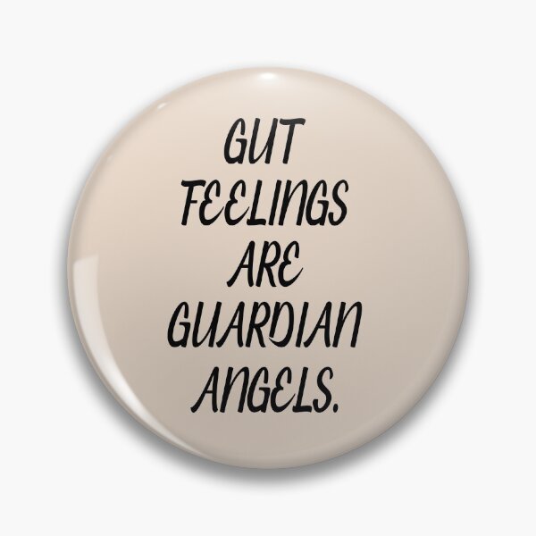 Item preview,  Gut Feelings Are Guardian Angels  typographie  designed and sold by Rscreative18.