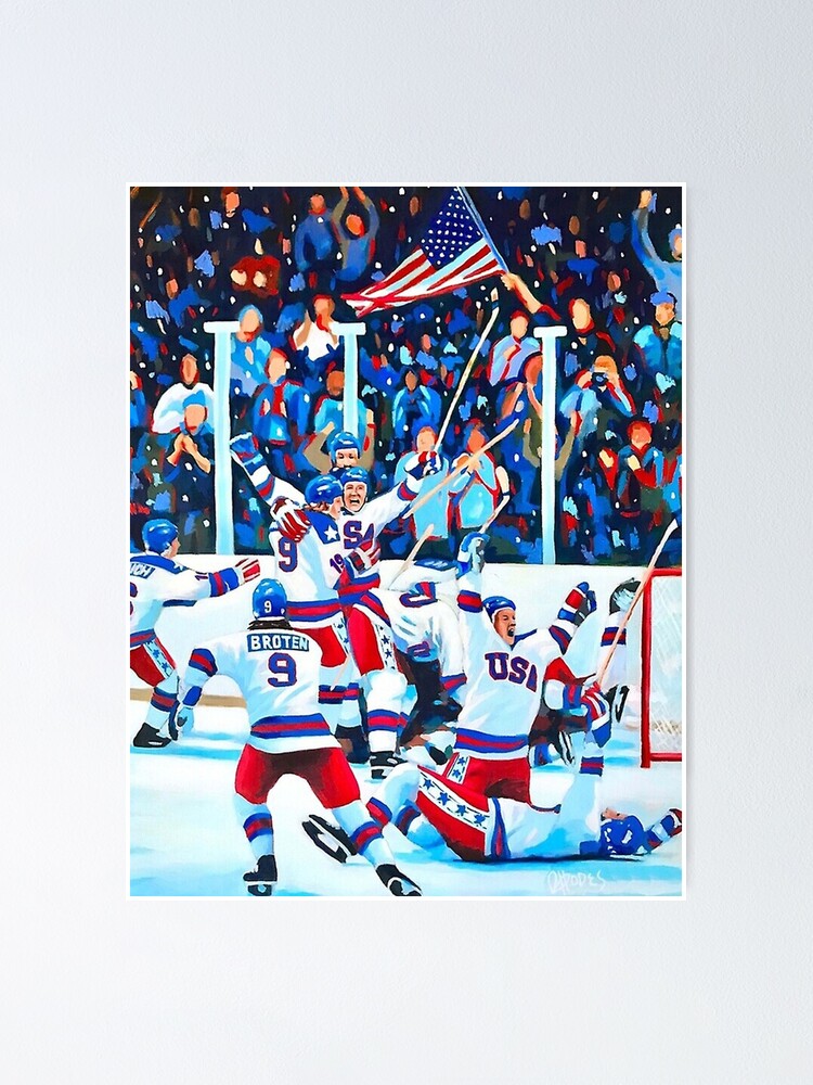 "/Miracle on Ice Poster poster" Poster by aannamchavez | Redbubble