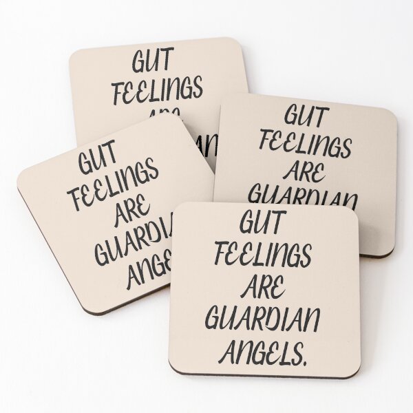 Item preview,  Gut Feelings Are Guardian Angels  typographie  designed and sold by Rscreative18.
