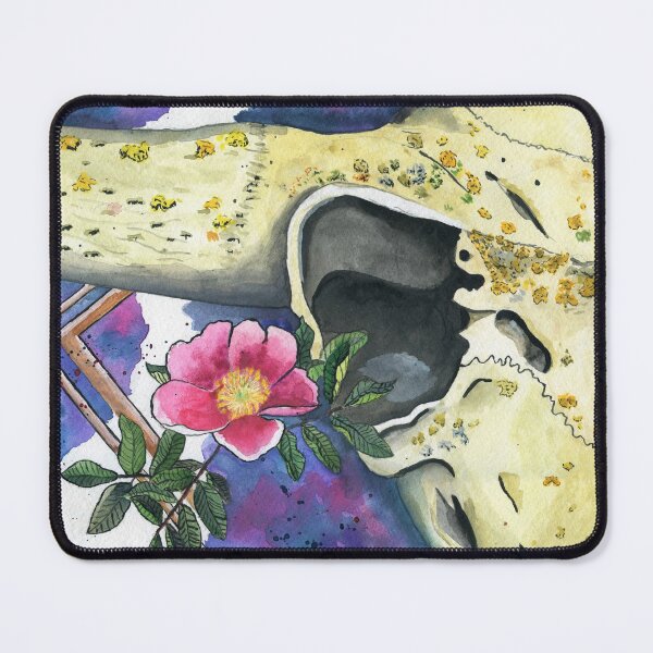 Item preview, Bison Skull & Prairie Rose  designed and sold by Amber Schiltz.