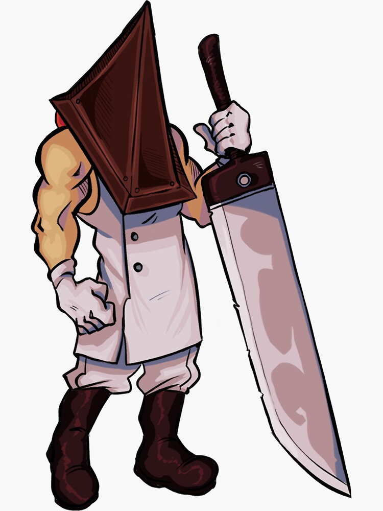 Pyramid Head Sticker for Sale by eriowos