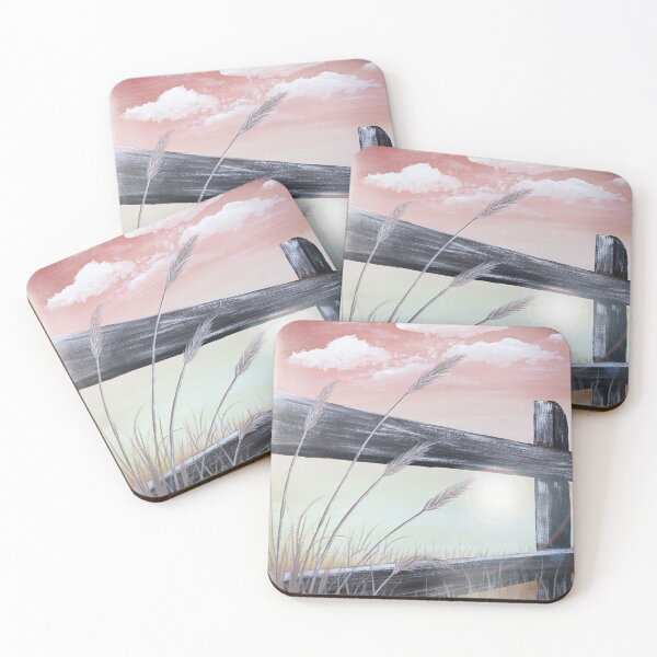 Item preview, Wheatgrass and Old Wooden Fence designed and sold by SistersInArtN.