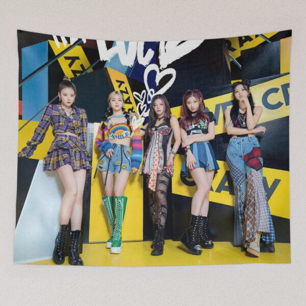 Item preview, ITZY Crazy In Love Poster designed and sold by helloharu.