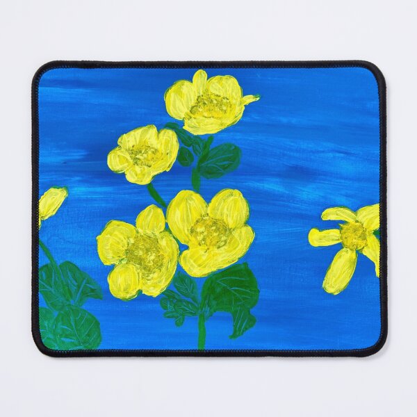 Item preview, Zingy Yellow on Blue designed and sold by Ruth Breen Artwork .