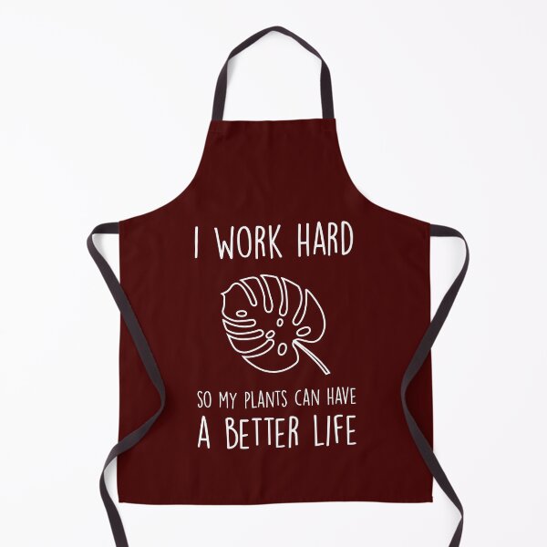 Item preview, I Work Hard So My Plants Can Have Funny Houseplant Lover  designed and sold by goodspy.