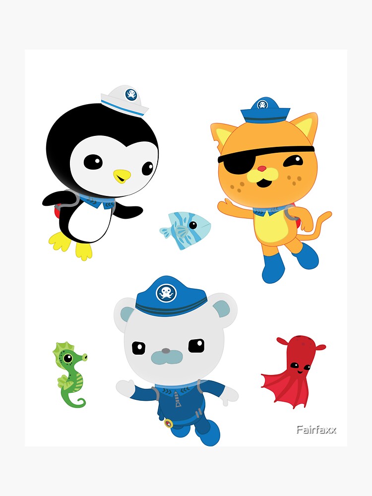 Octonauts To Your Stations Sticker By Fairfaxx Redbubble 8932