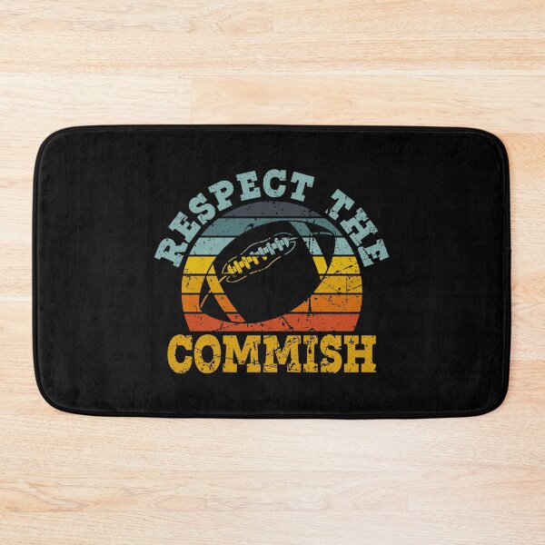 Item preview, Retro Vintage Respect the Commish Fantasy Football League Commissioner designed and sold by AnyKitty.