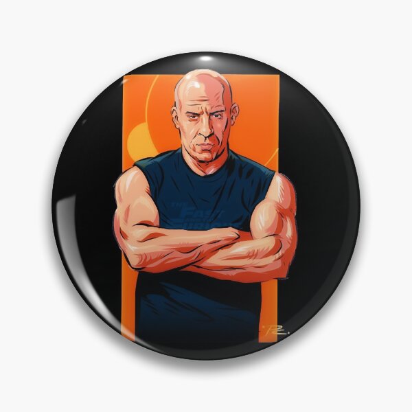 Item preview, Vin Diesel - An illustration by Paul Cemmick  designed and sold by FionnRyen.