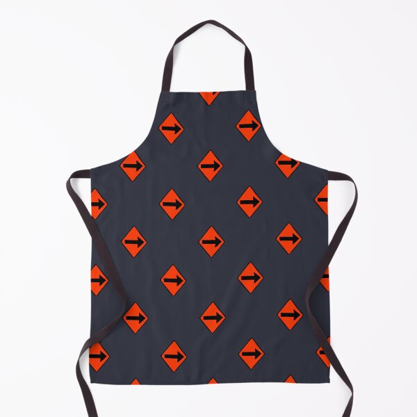 Item preview, Construction arrow signs on navy blue designed and sold by Quick Brown Fox Canada.