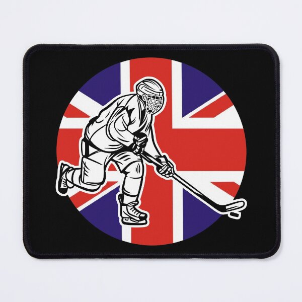 Item preview, Hockey player flag english designed and sold by Astralia.