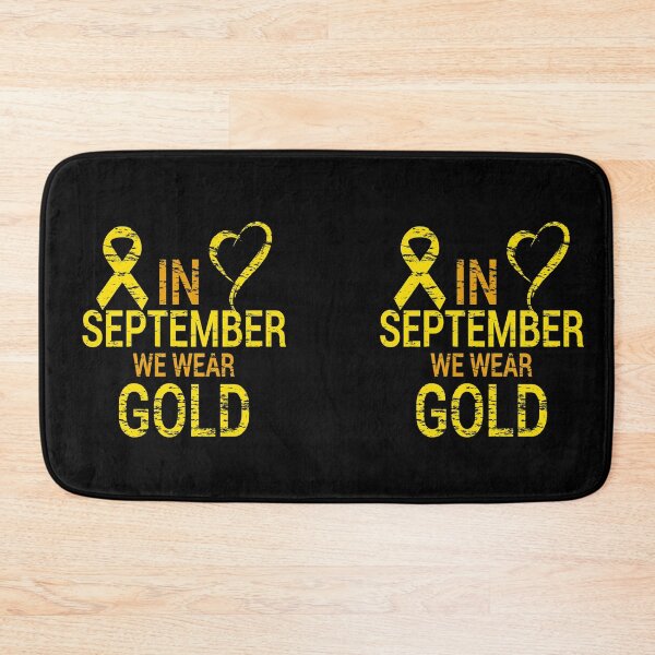 Item preview, In September We Wear Gold Childhood Cancer Awareness  designed and sold by davinci101.